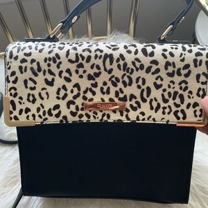 New DUNE LONDON GENUINE CALF HAIR LEATHER BAG